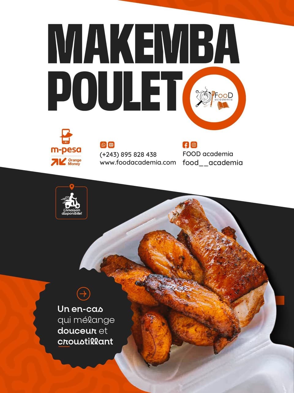 Affiche Food Academia — Makemba Poulet